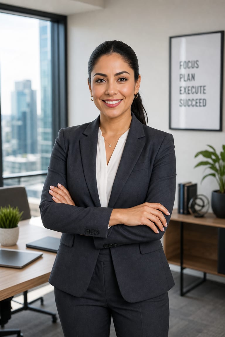 Corporate headshot — AI photoshoot example
