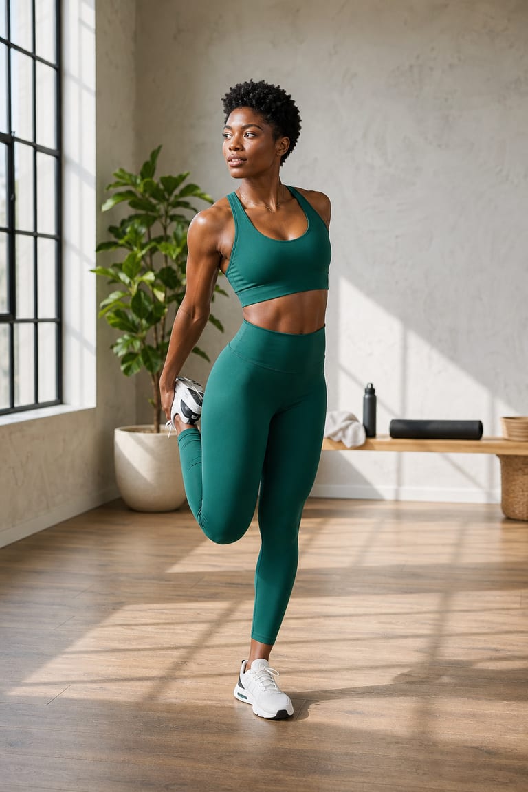 Fitness editorial — AI photoshoot example
