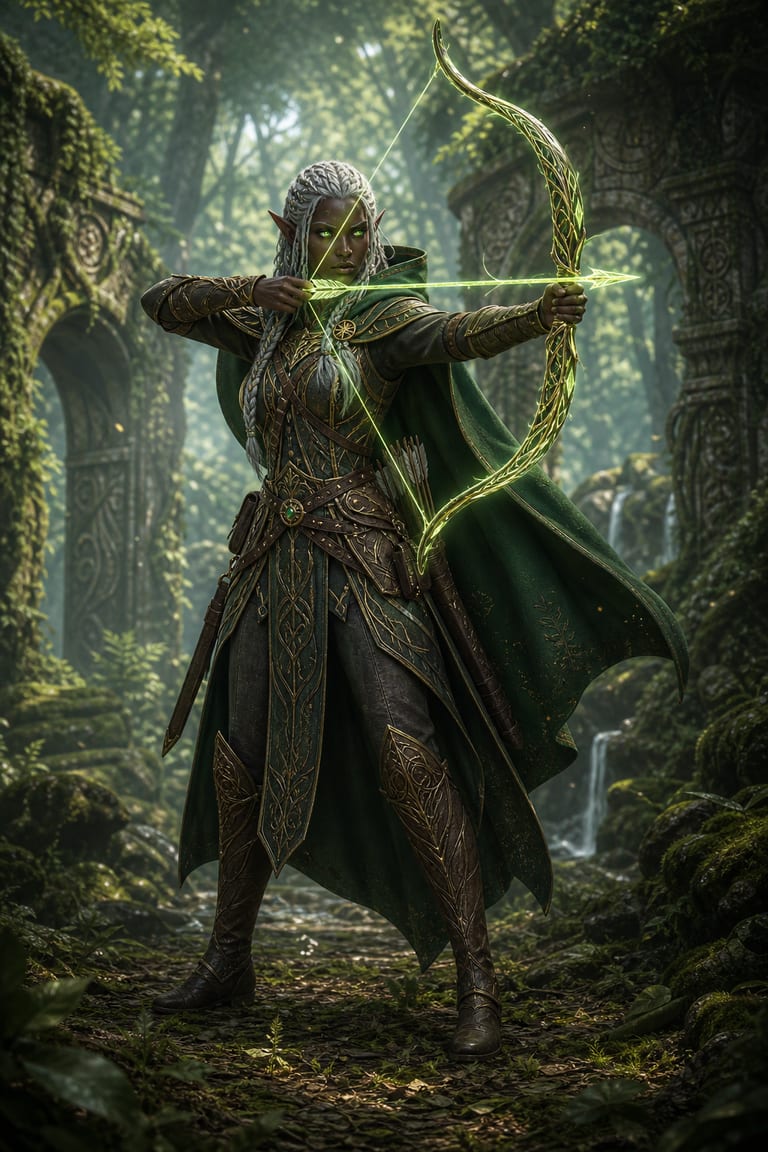 Elf ranger — Fantasy worlds example