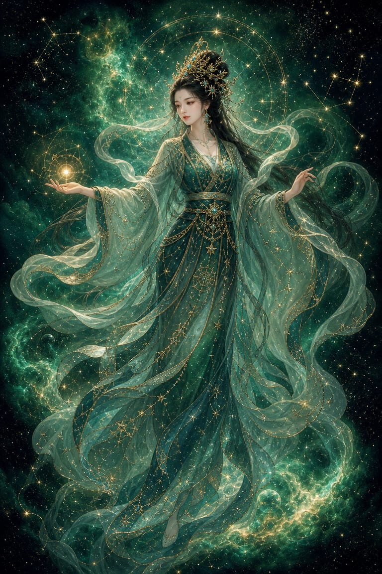 Celestial goddess — Fantasy worlds example