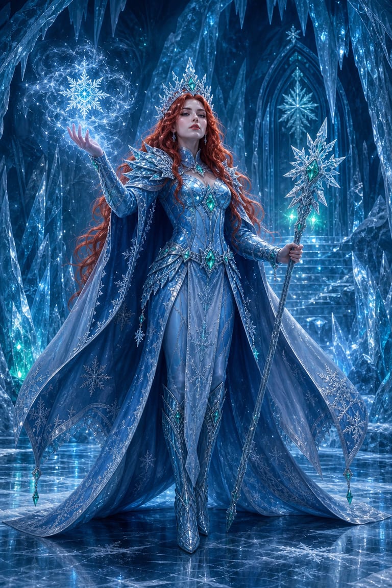 Ice sorceress — Fantasy worlds example