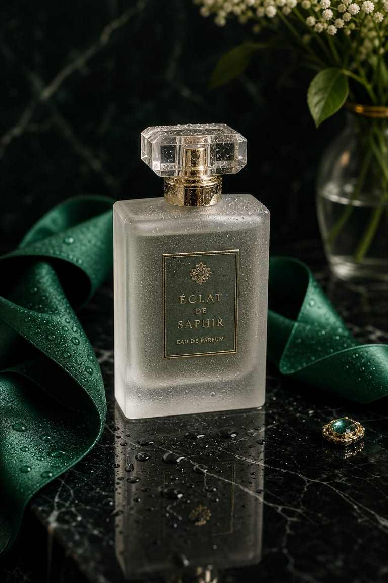 Luxury perfume — Product shots example