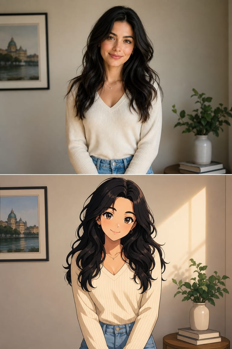Anime restyle — made with Vynzo