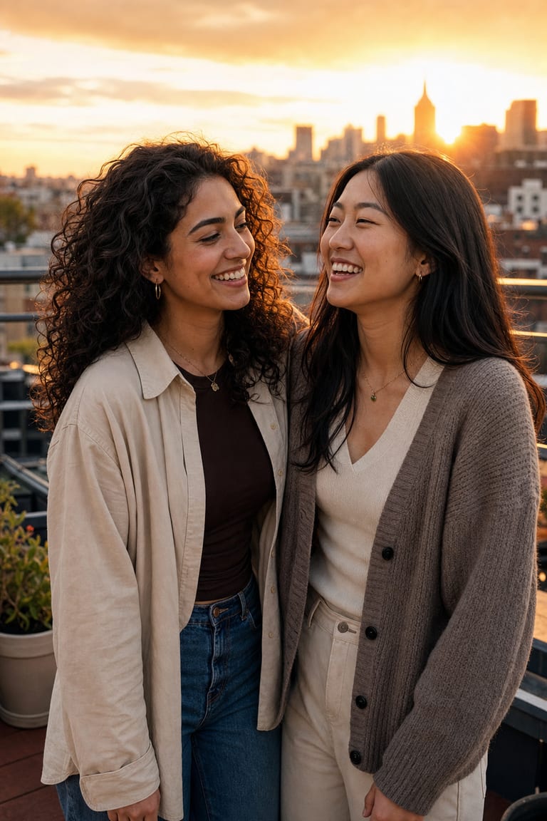 Couple, golden hour — Collab Scene