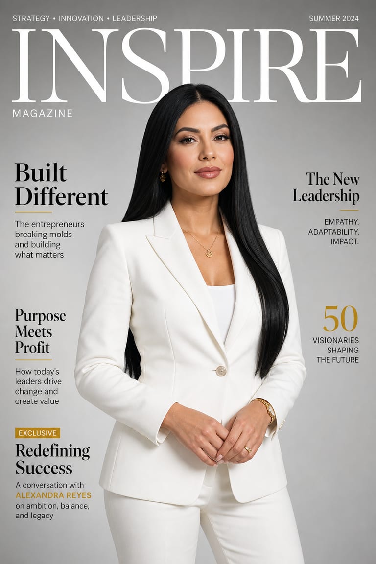 Magazine cover — AI Face Swap
